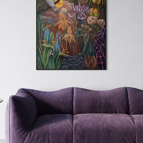 “Mesmerized” , 100x80 cm, Oil on canvas. 