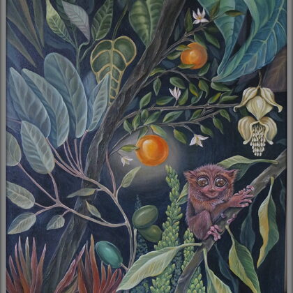 “Madagaskaro apelsinas”, 80x70 cm, oil. 
