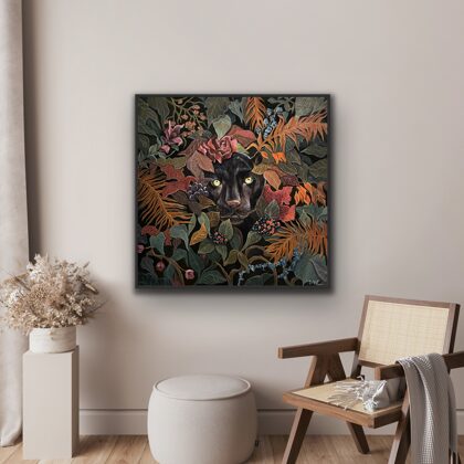 “Composure”, 70x70 cm, acrylic.