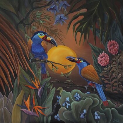 “Andigena”. 100x100 cm, oil on canvas
