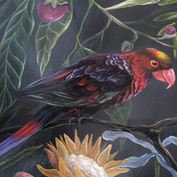 “Midnight adventures”, 80x80 cm, oil, canvas.