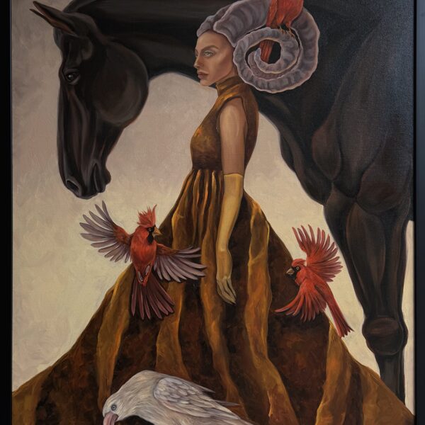 “Wavering”. 150x100 cm, oil on canvas. 