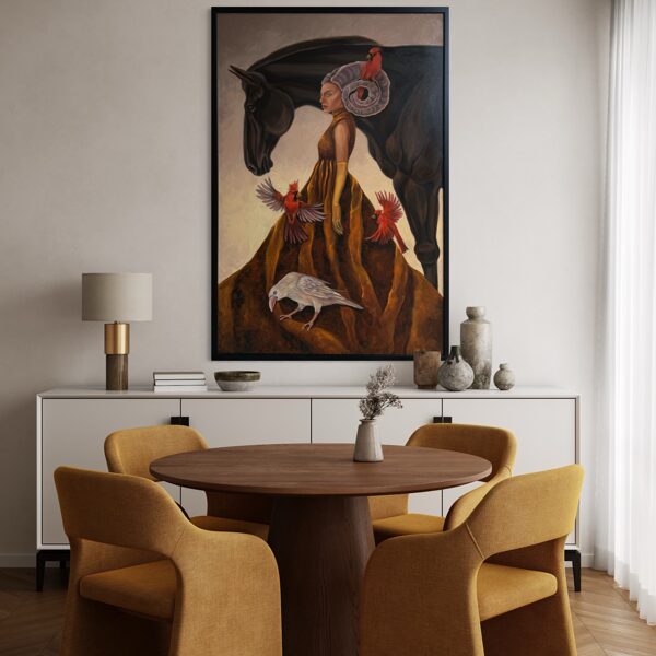 “Wavering”. 150x100 cm, oil on canvas. 