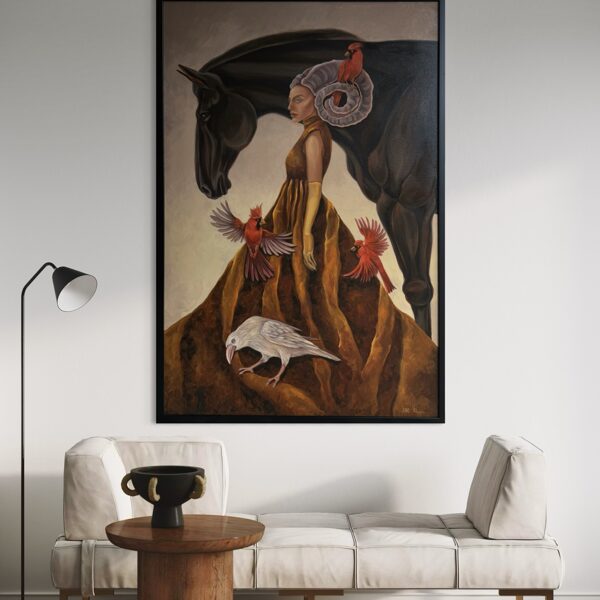 “Wavering”. 150x100 cm, oil on canvas. 