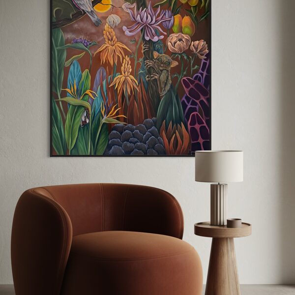 “Mesmerized” , 100x80 cm, Oil on canvas. 