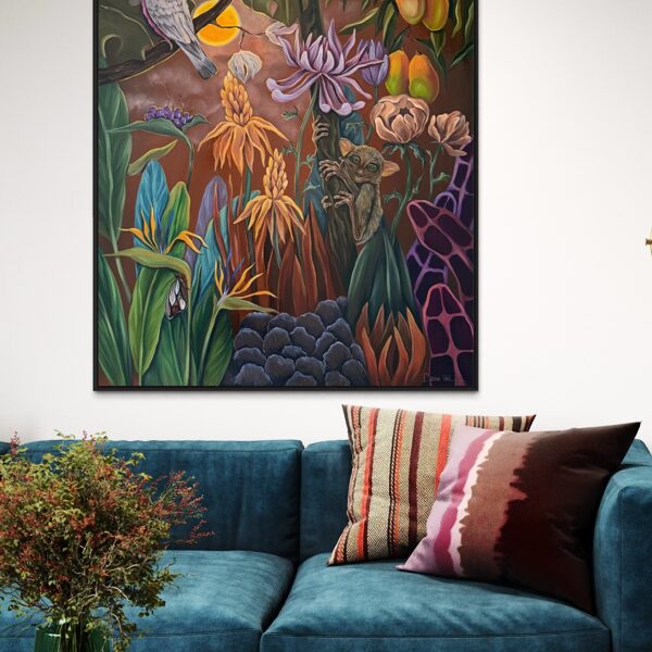 “Mesmerized” , 100x80 cm, Oil on canvas. 