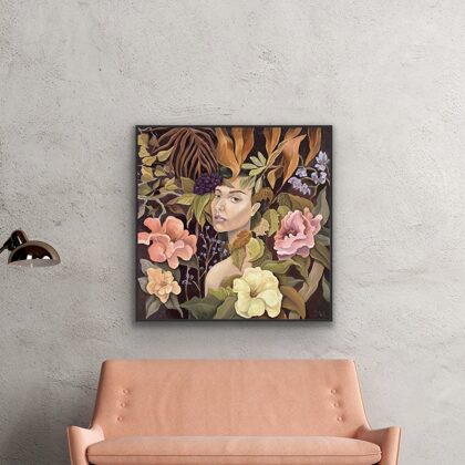 “The hidden figure”. Oil on canvas. 80x80 cm. 