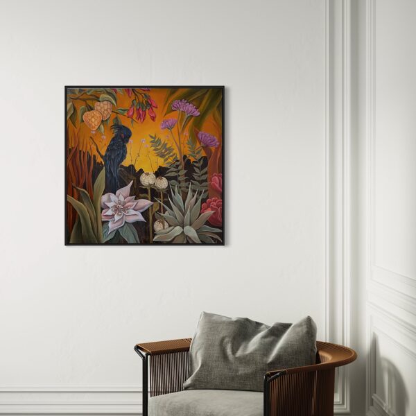 “Recreation”. 70x70 cm, oil on canvas. 