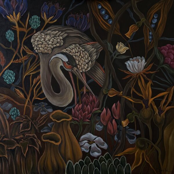 “Dreamy forest”. Oil on canvas. 80x80 cm.