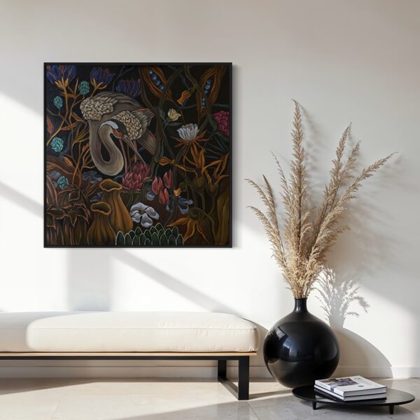 “Dreamy forest”. Oil on canvas. 80x80 cm.