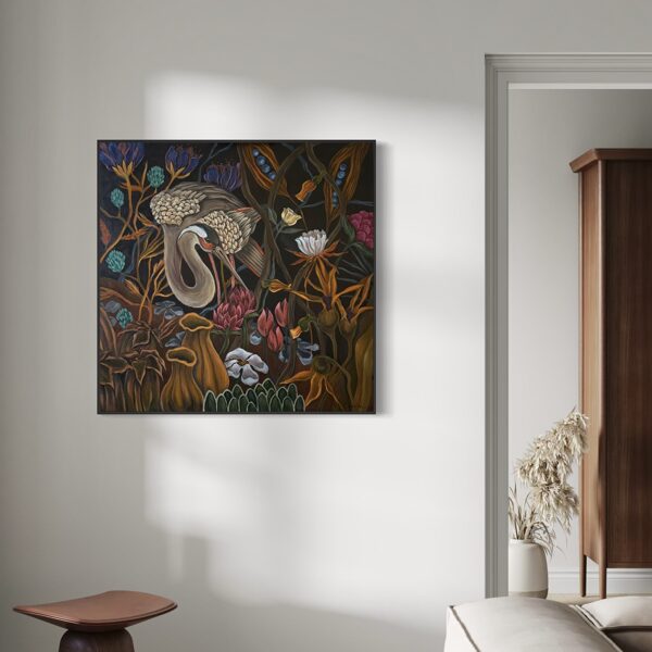 “Dreamy forest”. Oil on canvas. 80x80 cm.