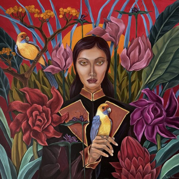 “Monica”. 80x80 cm, oil on canvas