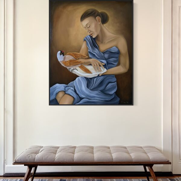 “Tell me”. 100x80 cm. Oil on canvas. 