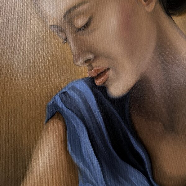 “Tell me”. 100x80 cm. Oil on canvas. 