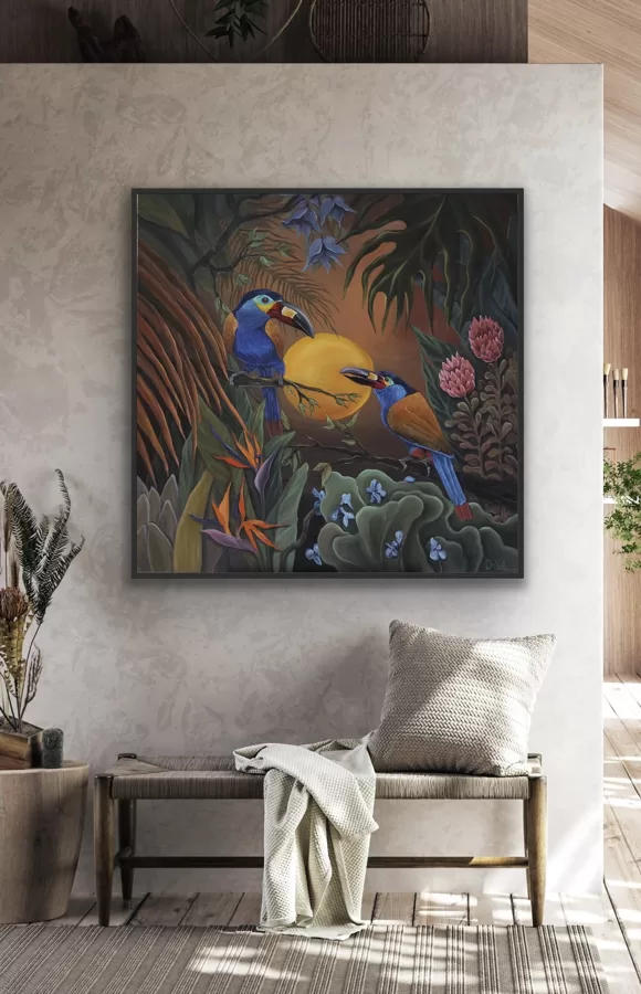 “Andigena”. 100x100 cm, oil on canvas