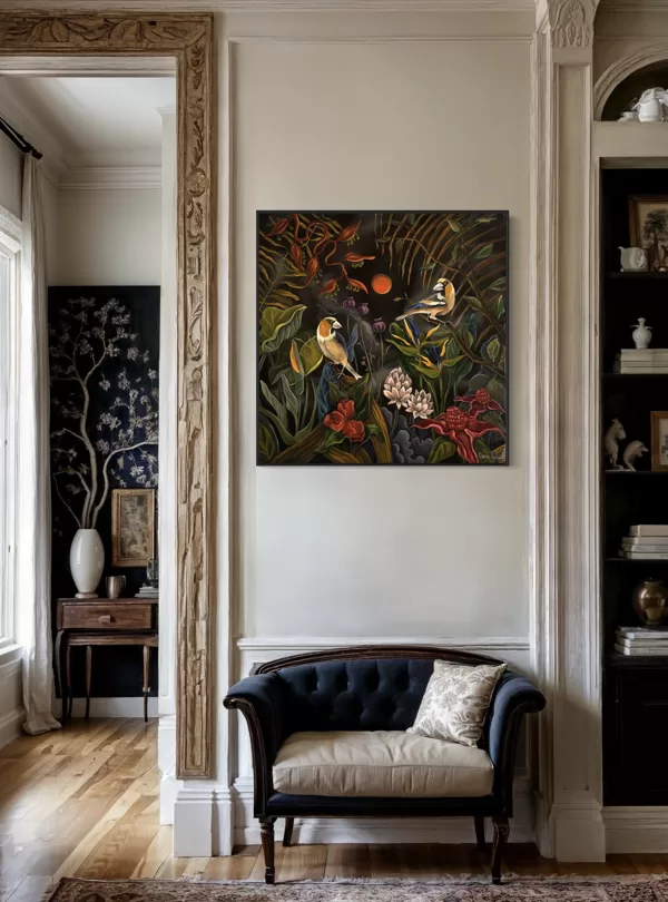“The sympathy” 60x60 cm, oil on canvas. 