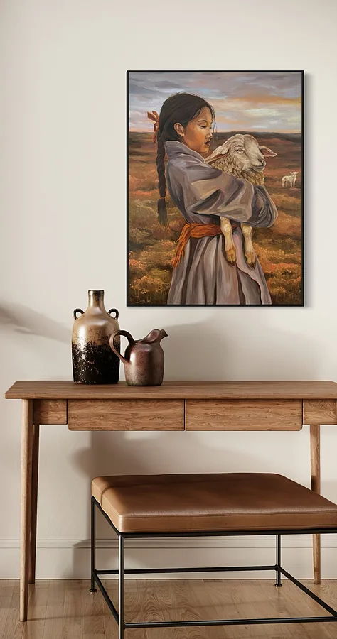 “Gentle hands” 80x60, oils
