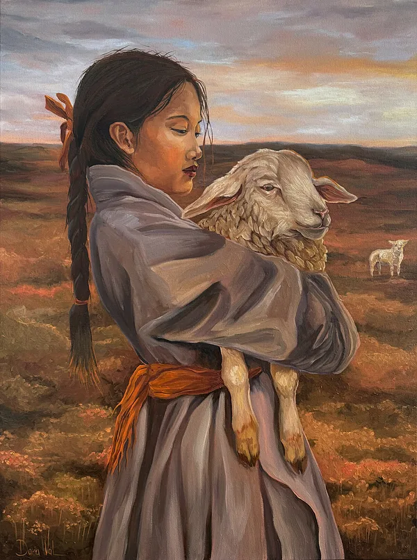 “Gentle hands” 80x60, oils