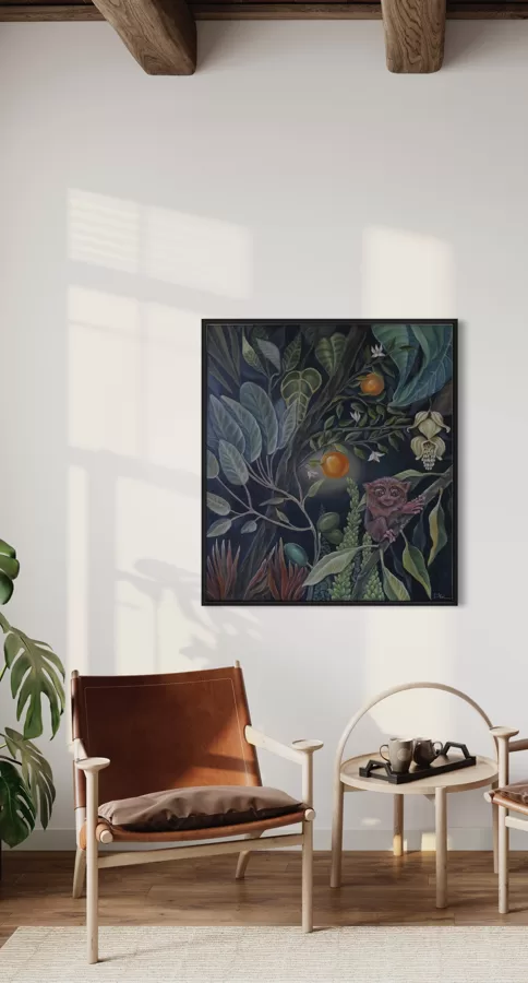 “Madagaskaro apelsinas”, 80x70 cm, oil, canvas.