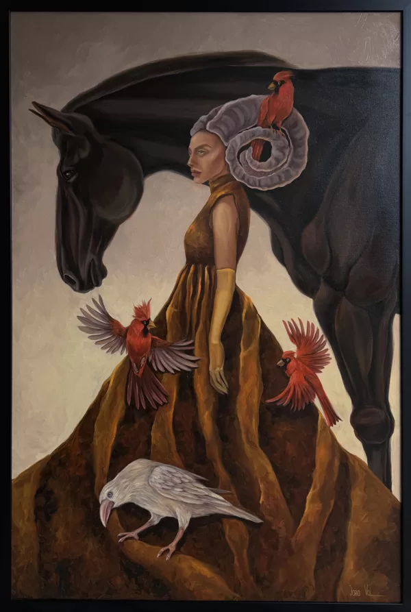 “Wavering”. 150x100 cm, oil on canvas. 