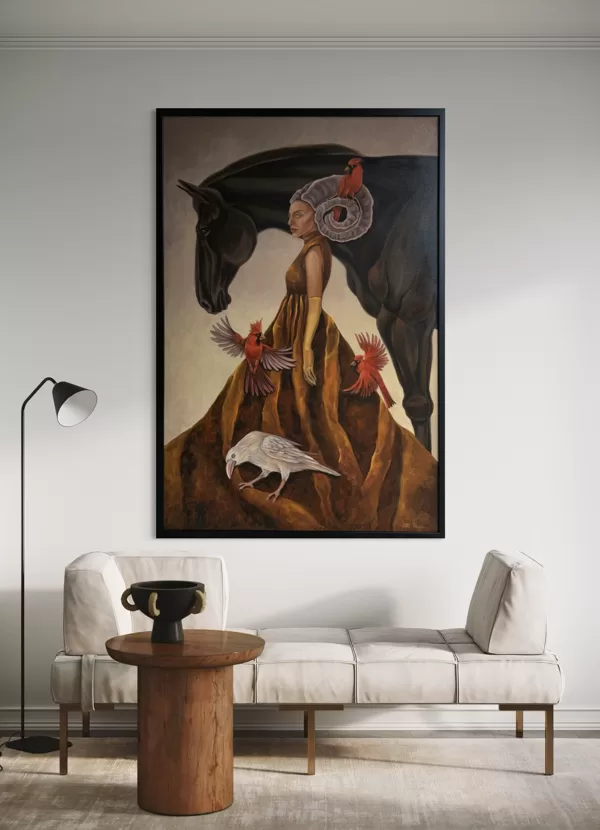 “Wavering”. 150x100 cm, oil on canvas. 