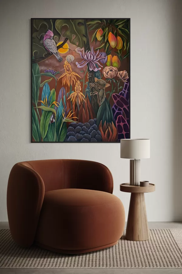 “Mesmerized” , 100x80 cm, Oil on canvas. 