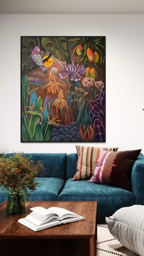 “Mesmerized” , 100x80 cm, Oil on canvas. 