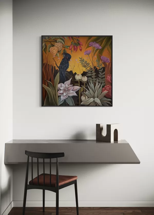“Recreation”. 70x70 cm, oil on canvas. 