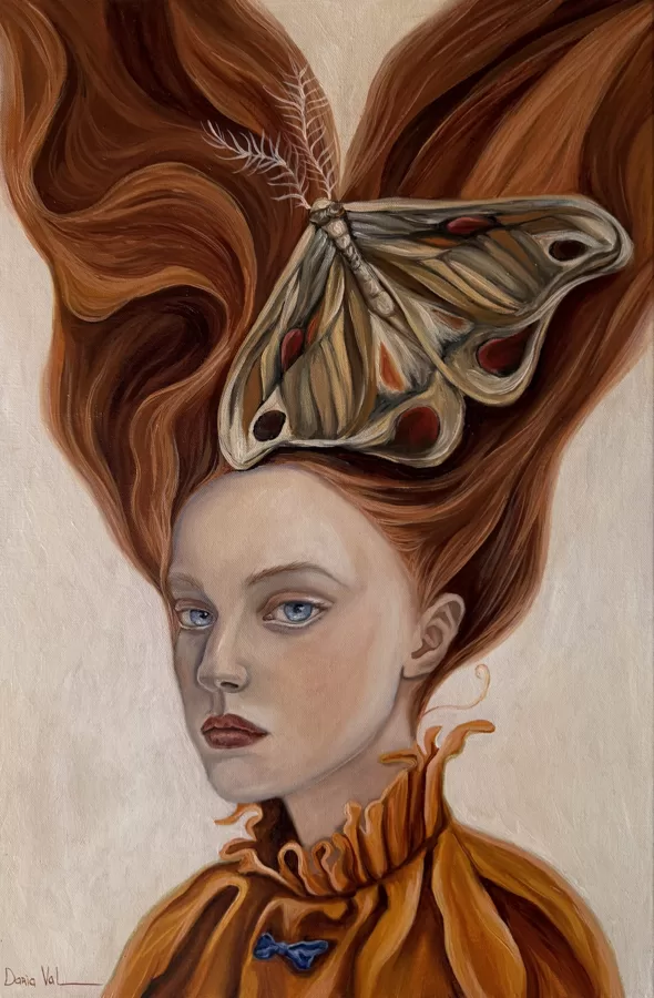 “Moth”, 40x60, oil on canvas