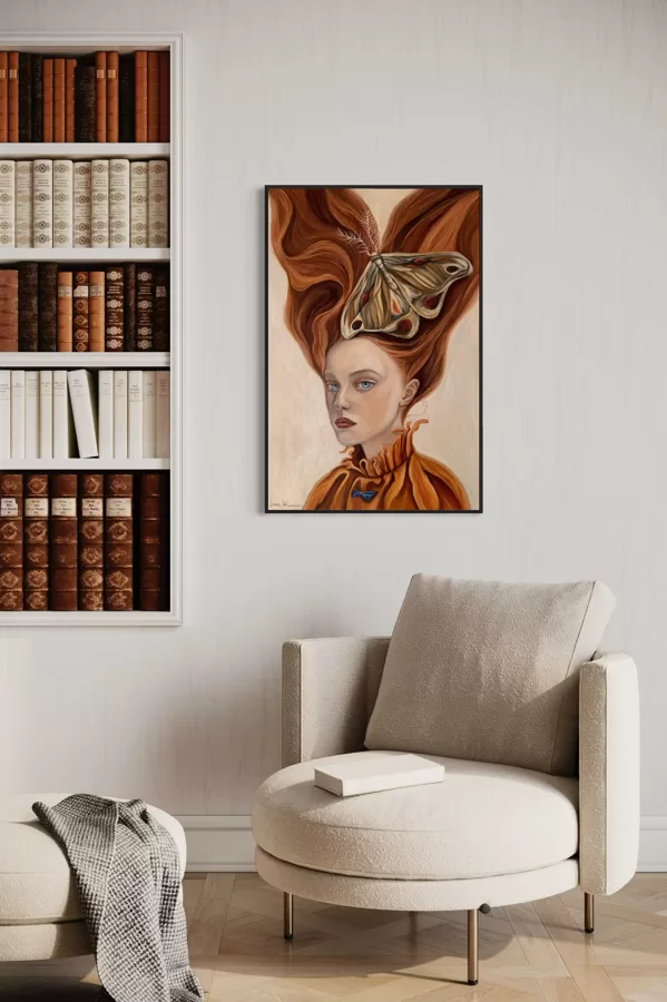 “Moth”, 40x60, oil on canvas