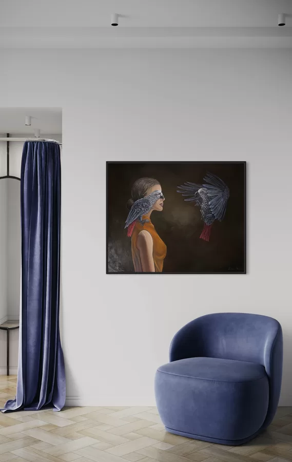 “Small talk”. 80x100 cm. Oil on canvas.